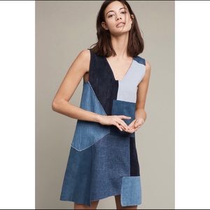 Anthropologie M.i.h Patchwork Marten Dress